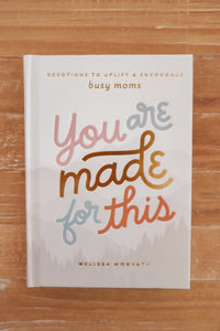front cover view of you are made for this devotional book.