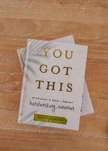 front cover view of stack of you got this devotional books.