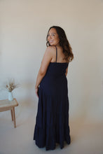 Load image into Gallery viewer, back view of model wearing the anywhere with you dress.