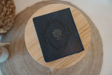 Load image into Gallery viewer, back cover view of five year prayer journal in the Versailles theme. 