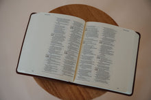 Load image into Gallery viewer, inner page view of hosanna revival esv journaling bible in the Yorkshire theme.