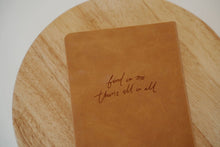 Load image into Gallery viewer, back cover view of the hosanna revival lined notebook in the Amelia theme.