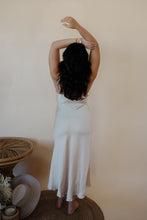 Load image into Gallery viewer, back view of model wearing the wherever I&#39;m with you maxi.