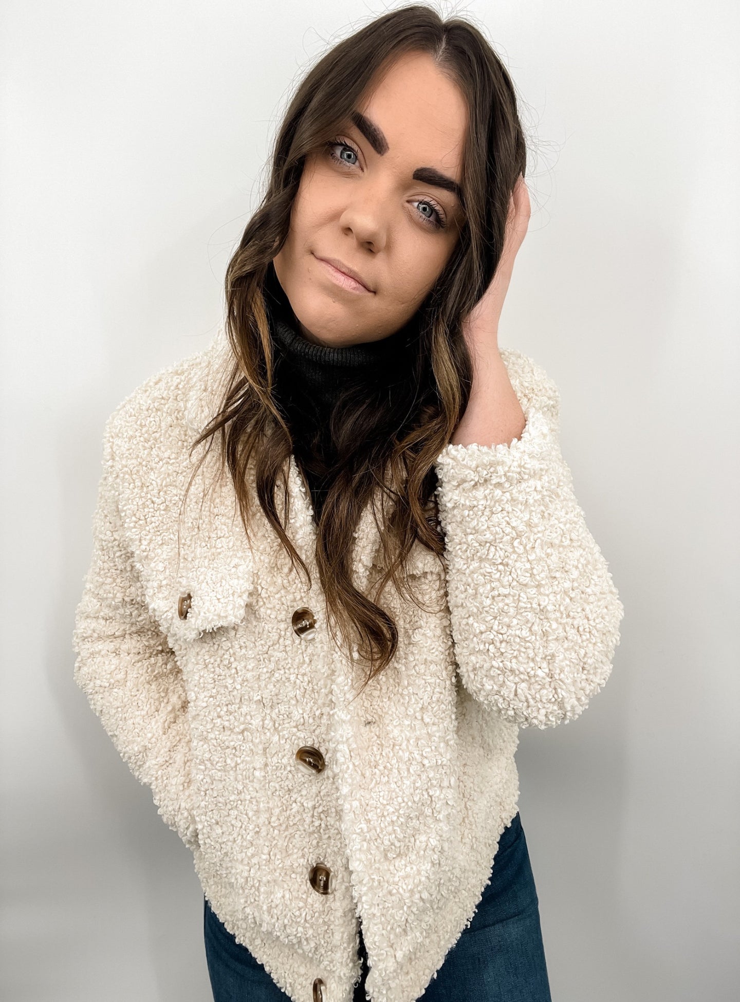 Anywhere with You Teddy Jacket - Cream
