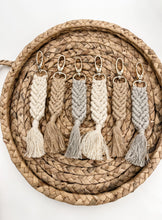 Load image into Gallery viewer, Sweet Simplicity Macrame Keychain