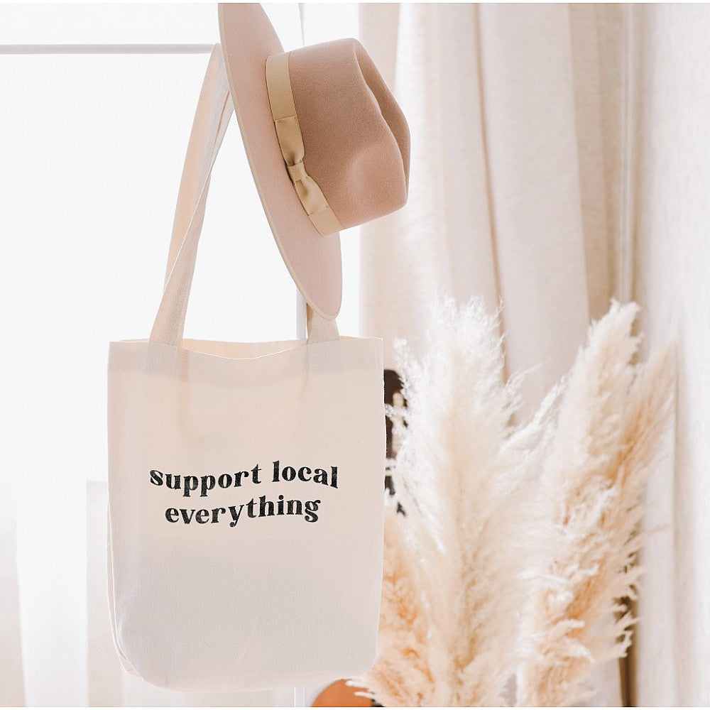 Support Local Everything Canvas Tote Bag